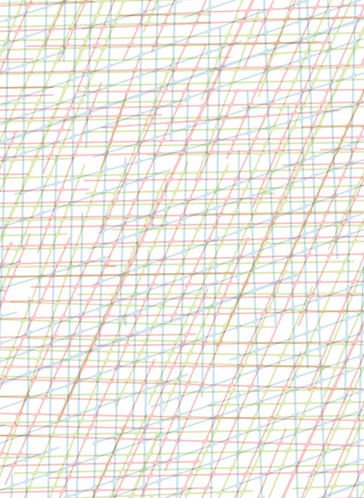 Wandbild Note Sheets - Offwhite