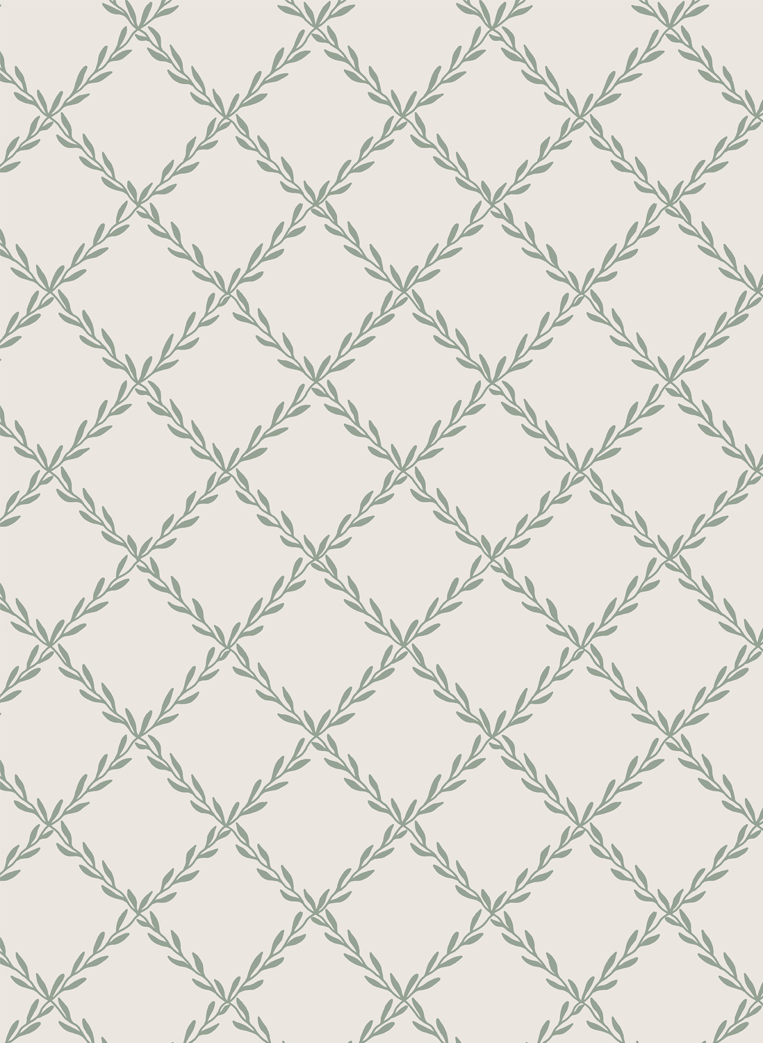 Tapete Trellis - Forest Green