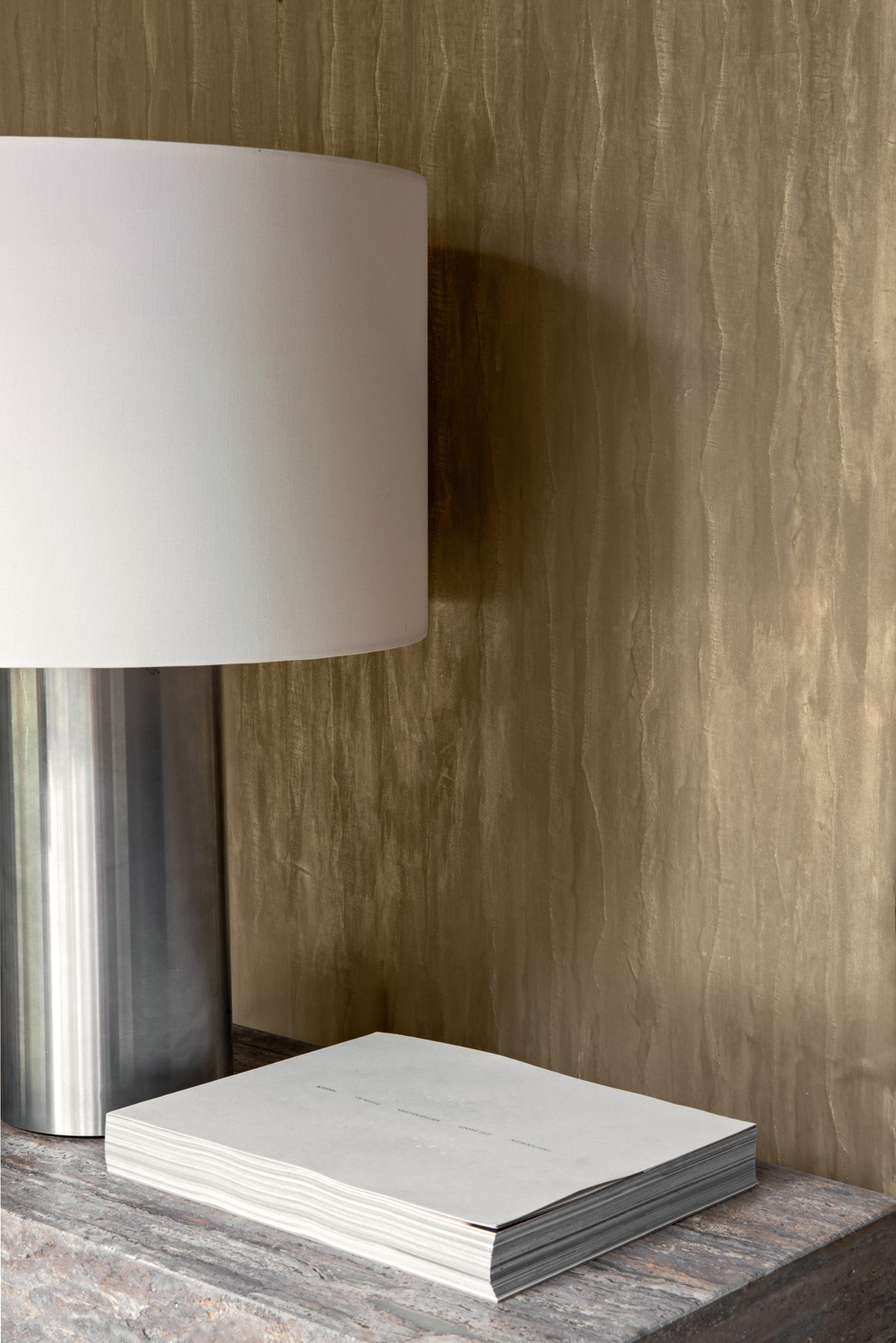 Tapete Gesso Onde - Ambre