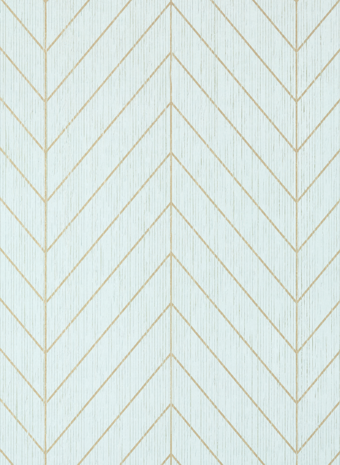 Tapete Land Bridge - Robin's Egg and Metallic Gold