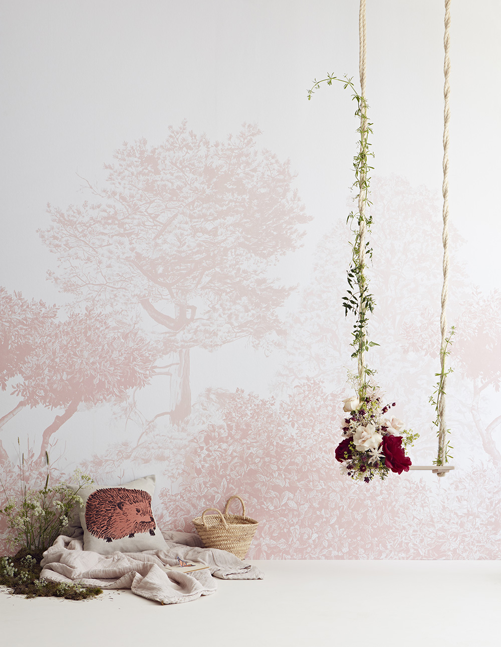 Wandbild Hua Trees - Pink