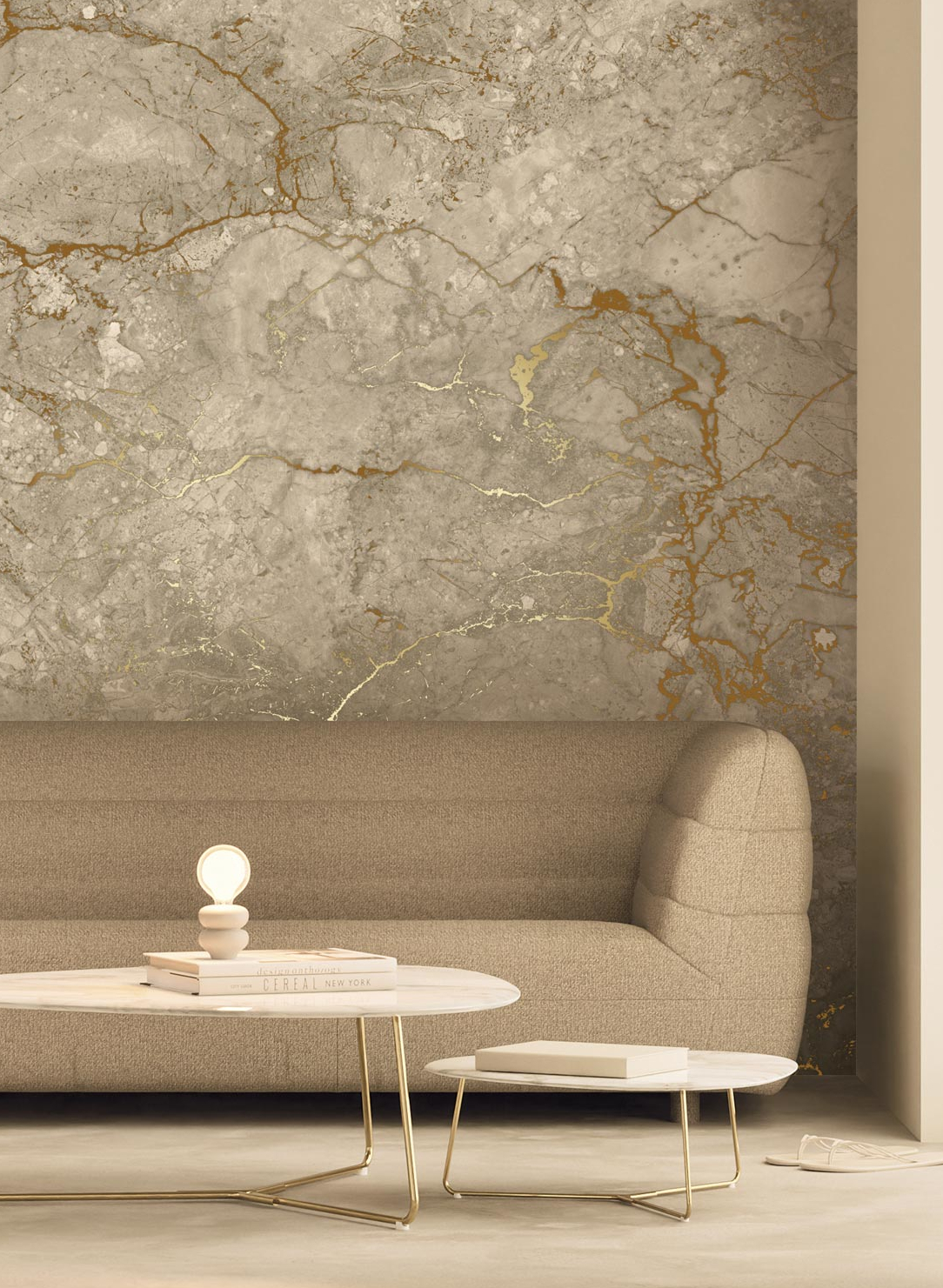 Wandbild Marble Beige Uyterlinde