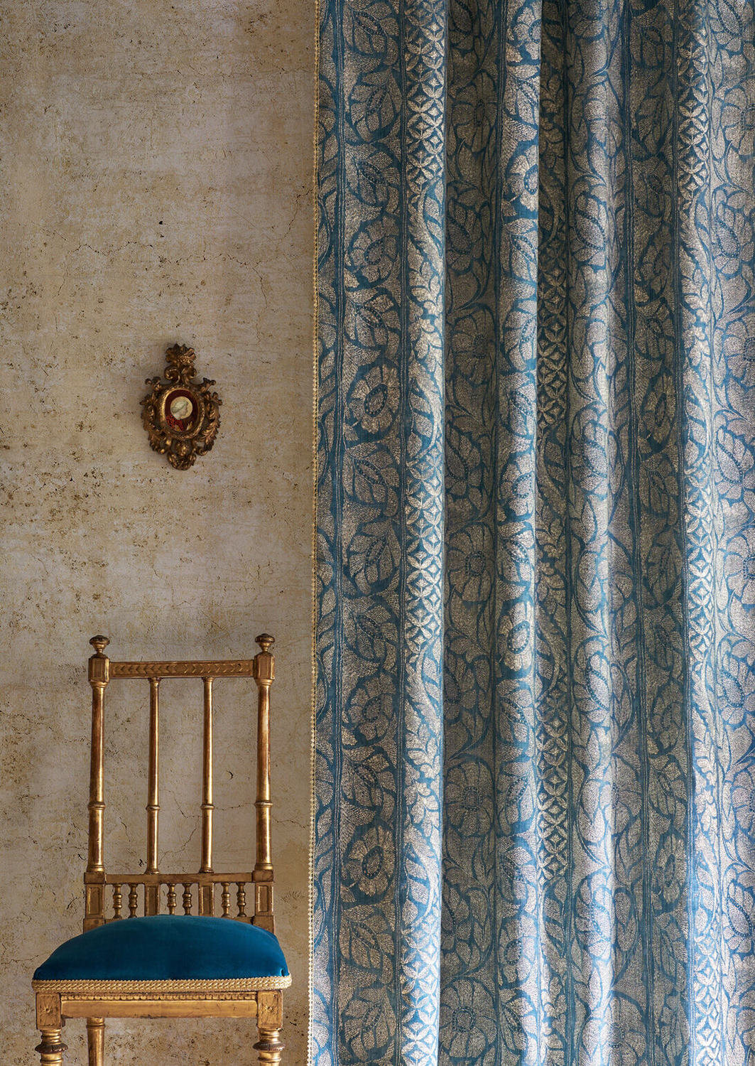Fabric Kashmiri - Marmara Gold