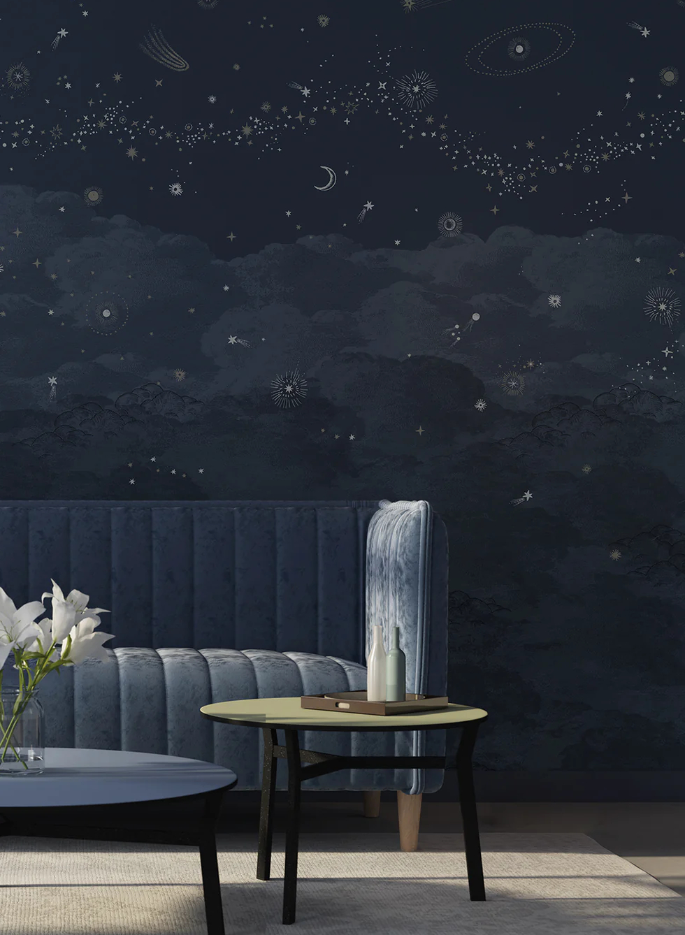 Papier peint panoramique Cosmos Nuit