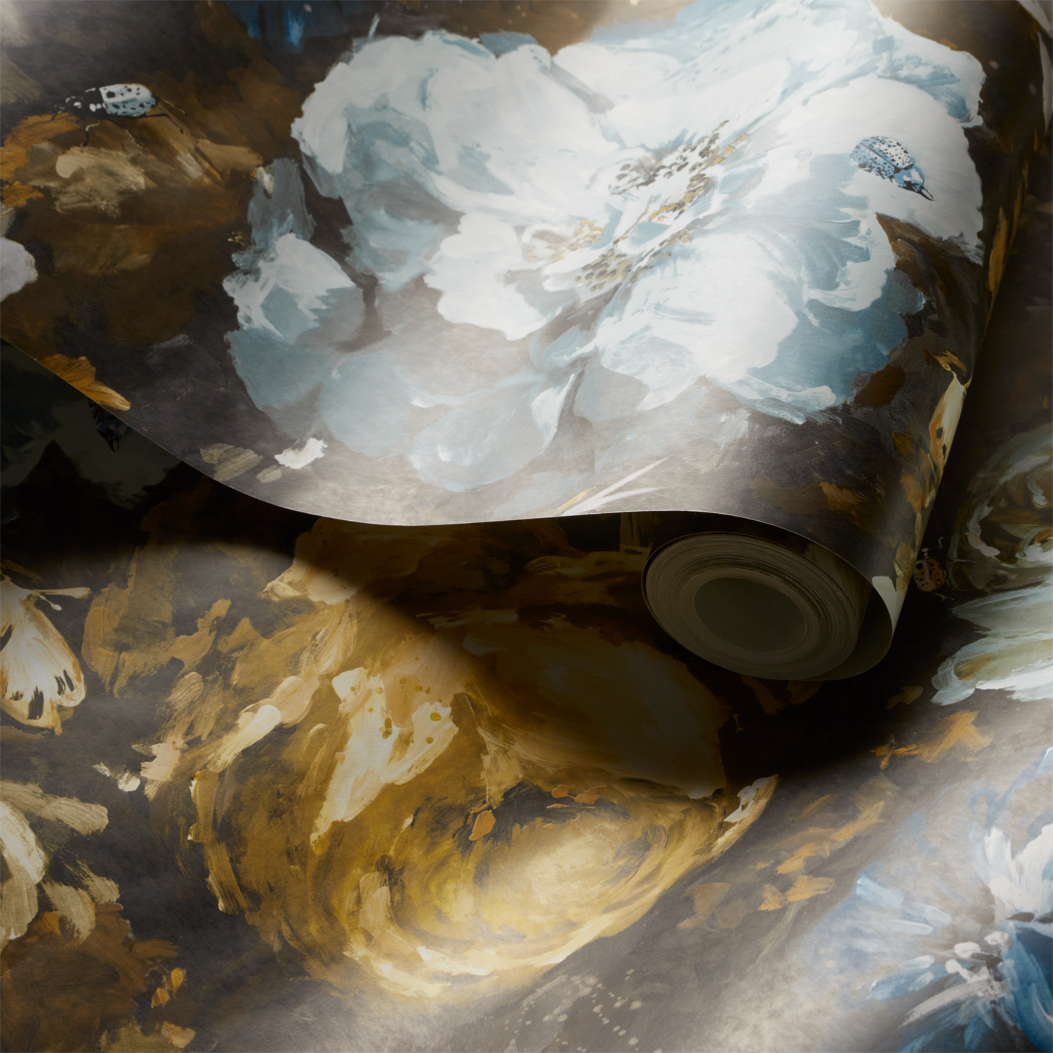 Tapete Floretta - Mineral/ Charcoal