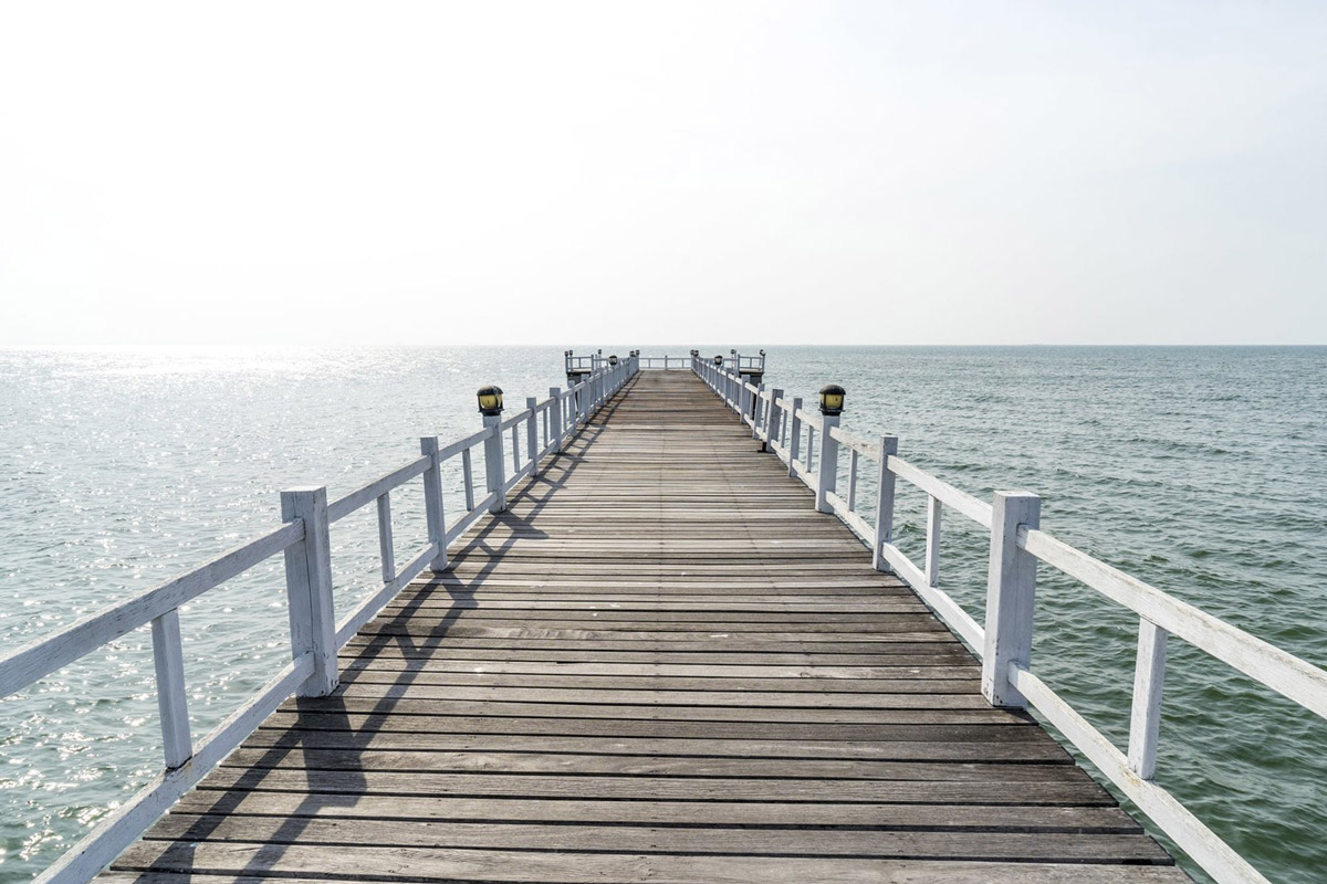 Wandbild Hampton Pier