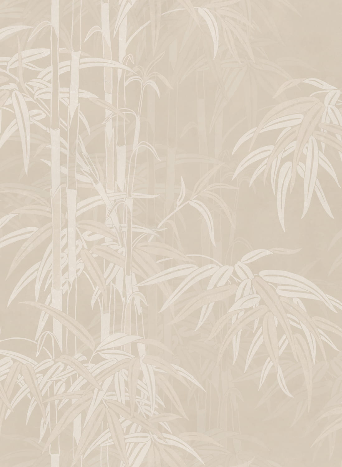 Wandbild Leon Mural - Beige