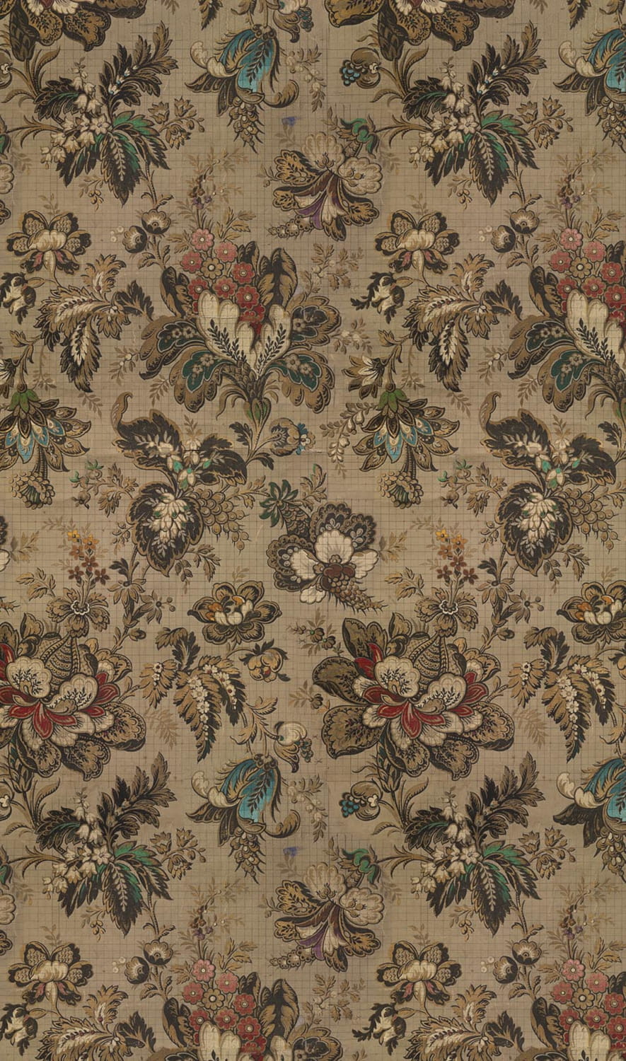 Wandbild Big Pattern Bogor - 4 Drops