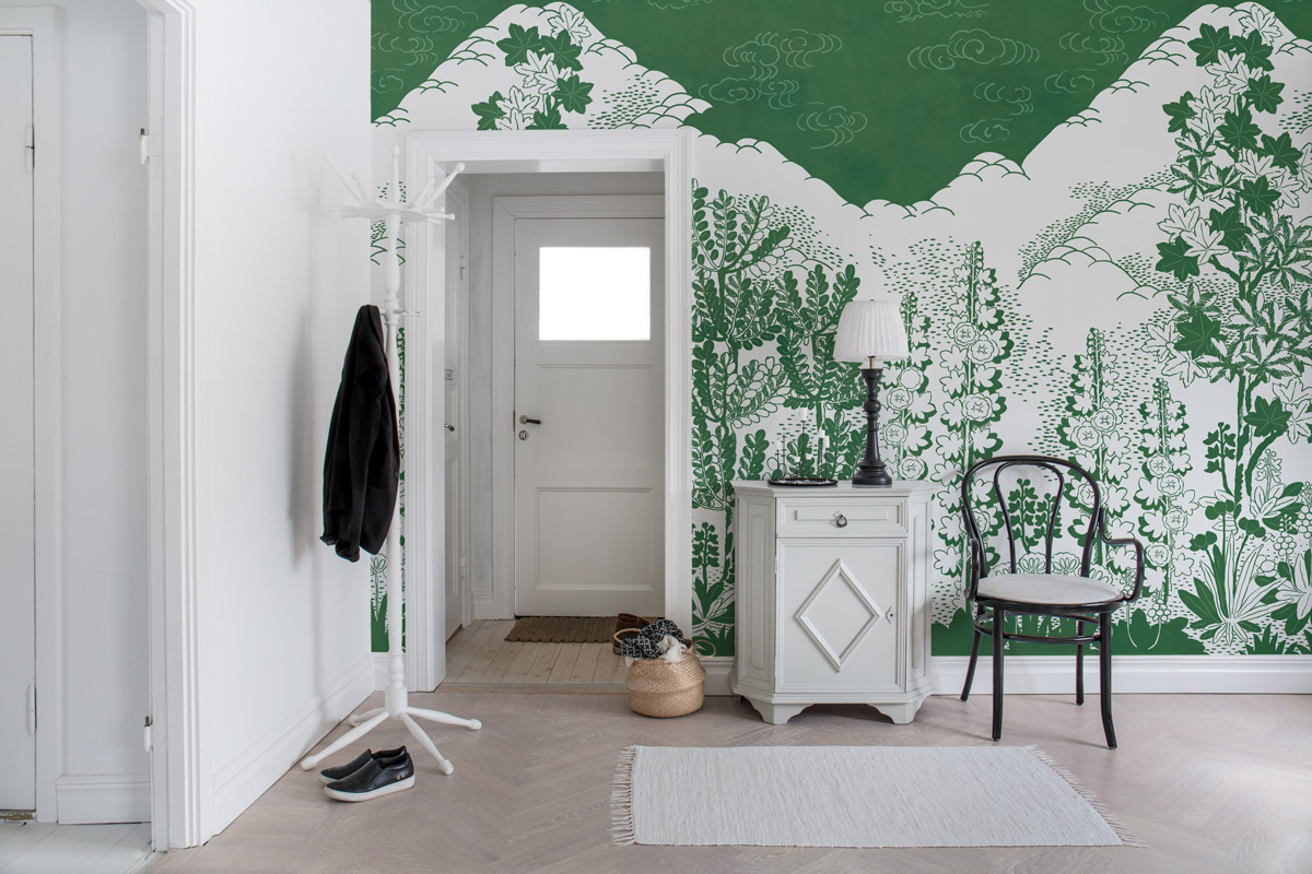 Wandbild Eden - green