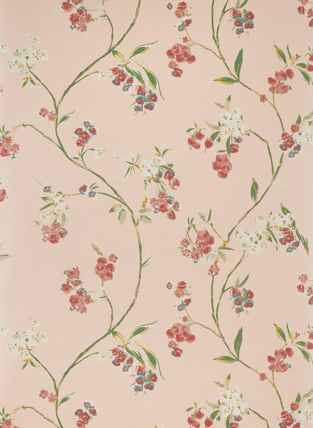 Tapete Edo Bloom - Blush on Pearl