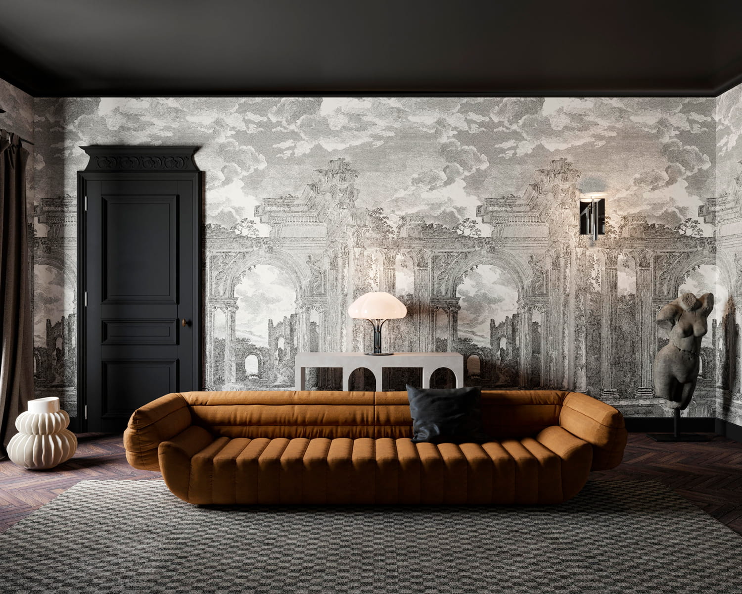 Wandbild Rovine - Onyx