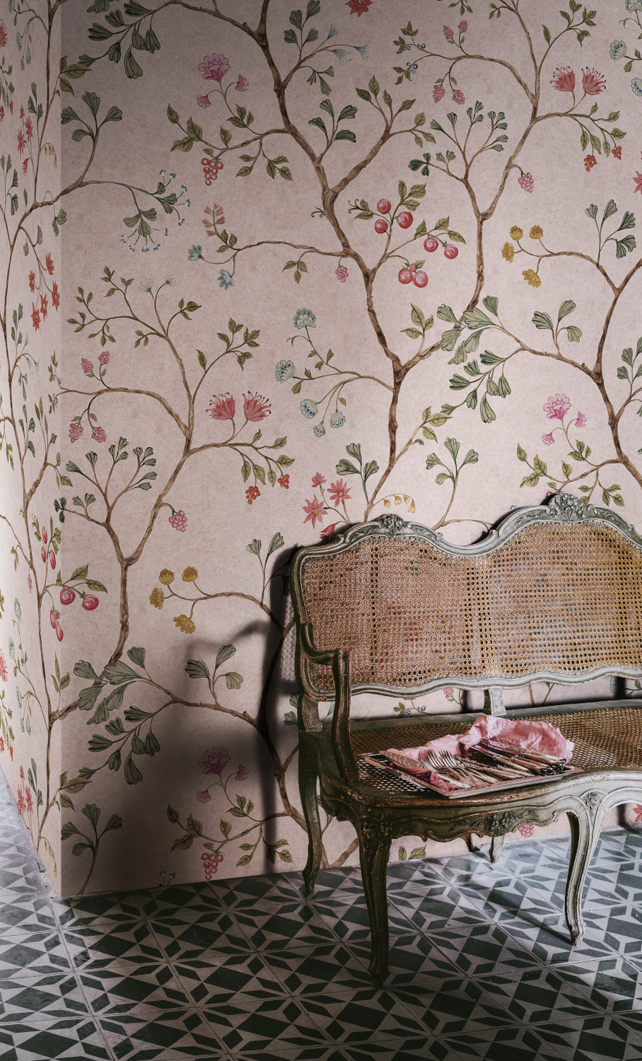 Wandbild Song Tree - Pink Cherry