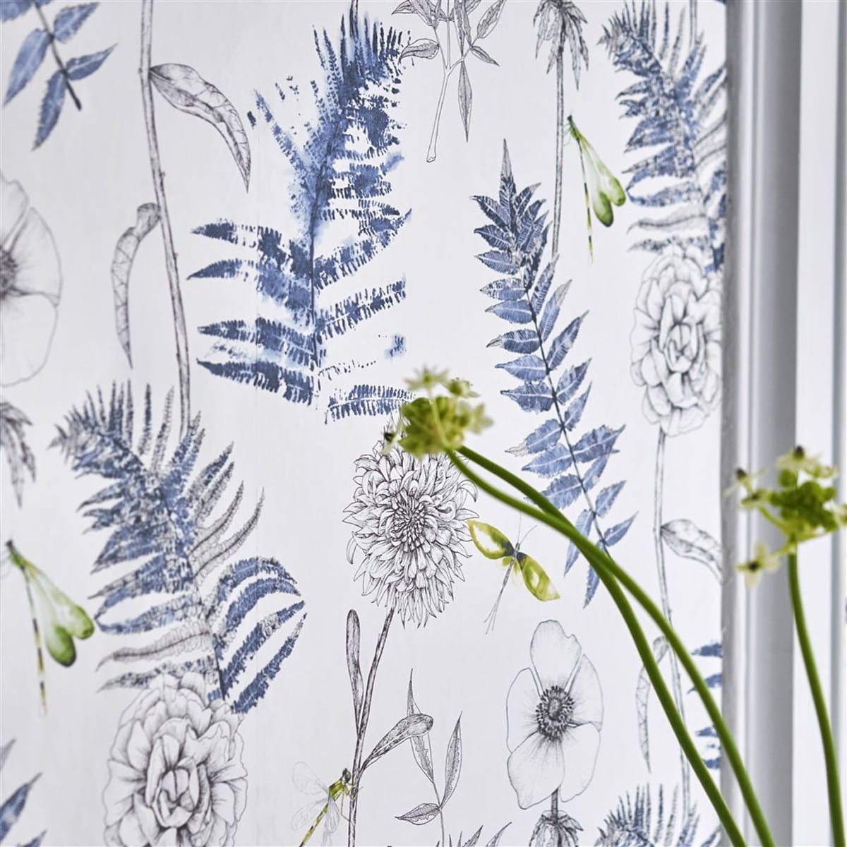 Tapete Acanthus - Indigo