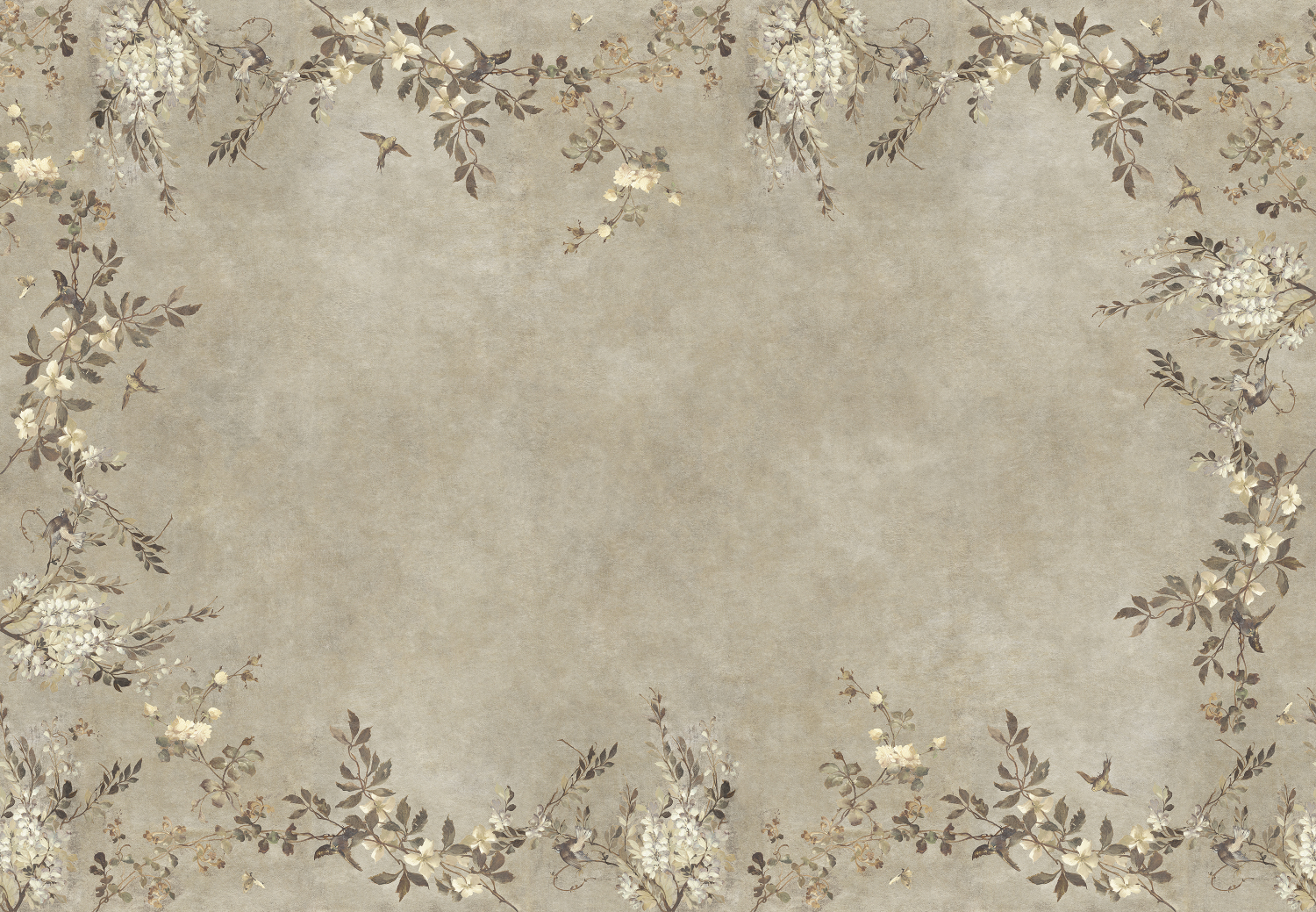 Wandbild Luca Rectangle - Beige