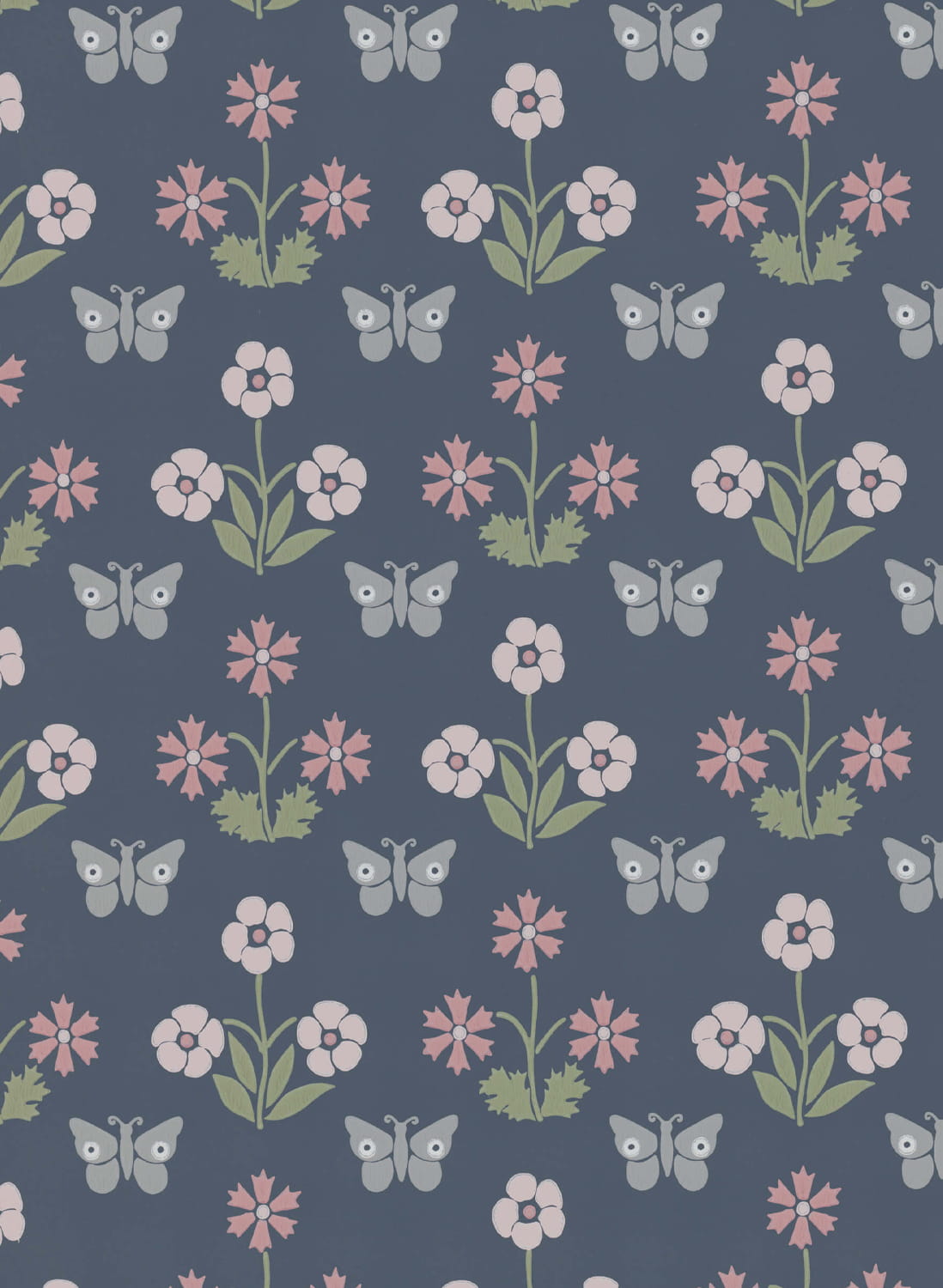 Tapete Burges Butterfly - Hicks Blue