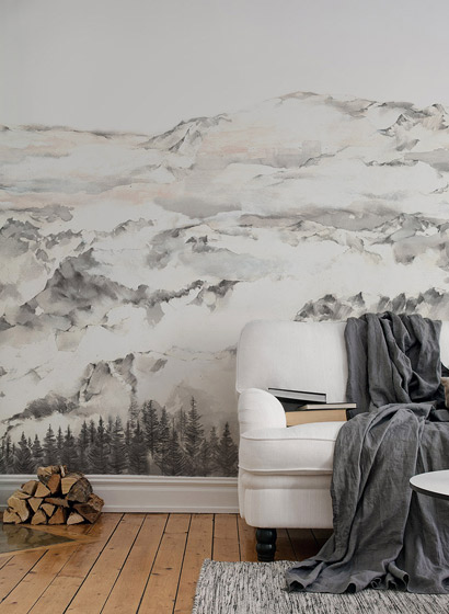 Wandbild Hope Mountains