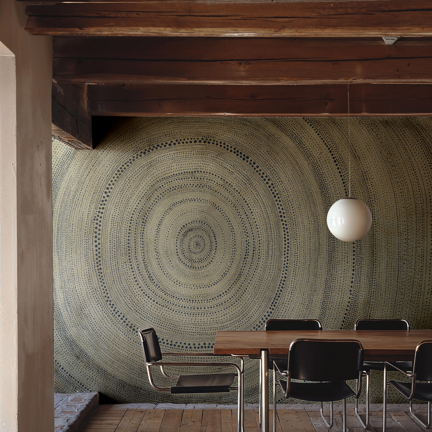 Wandbild Bois - Silver