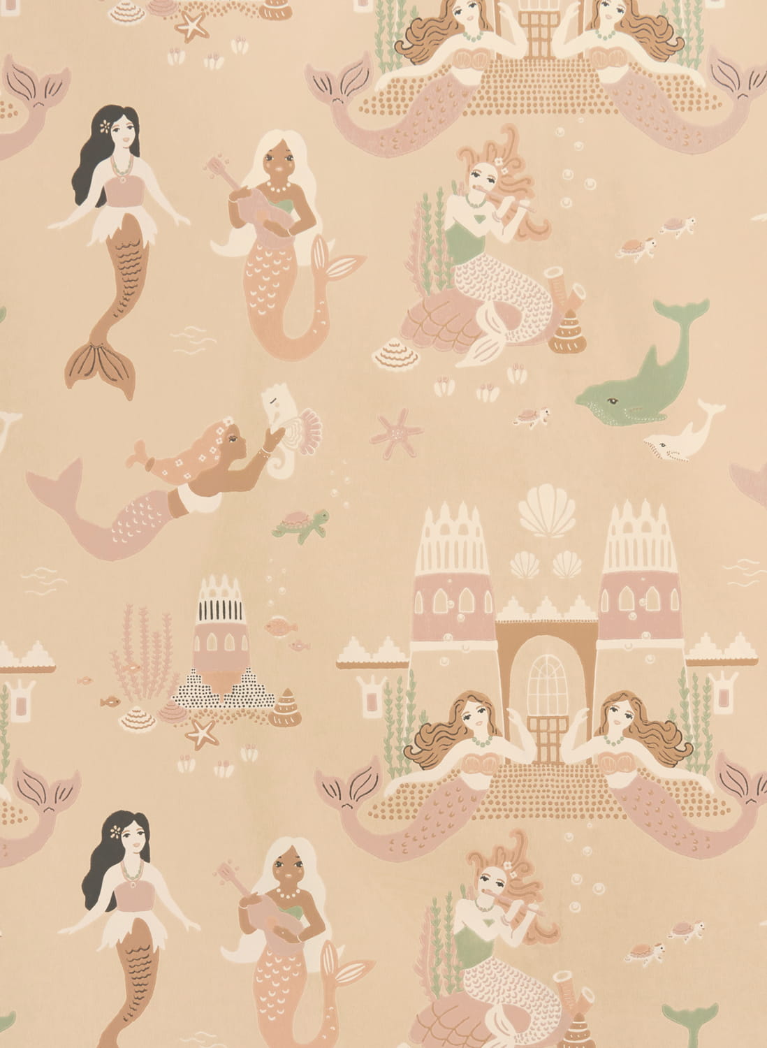 Tapete Mermaid Reef - Sandy Beige