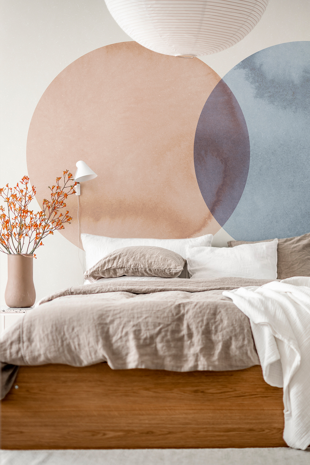 Wandbild Eclipse - Red/ Blue