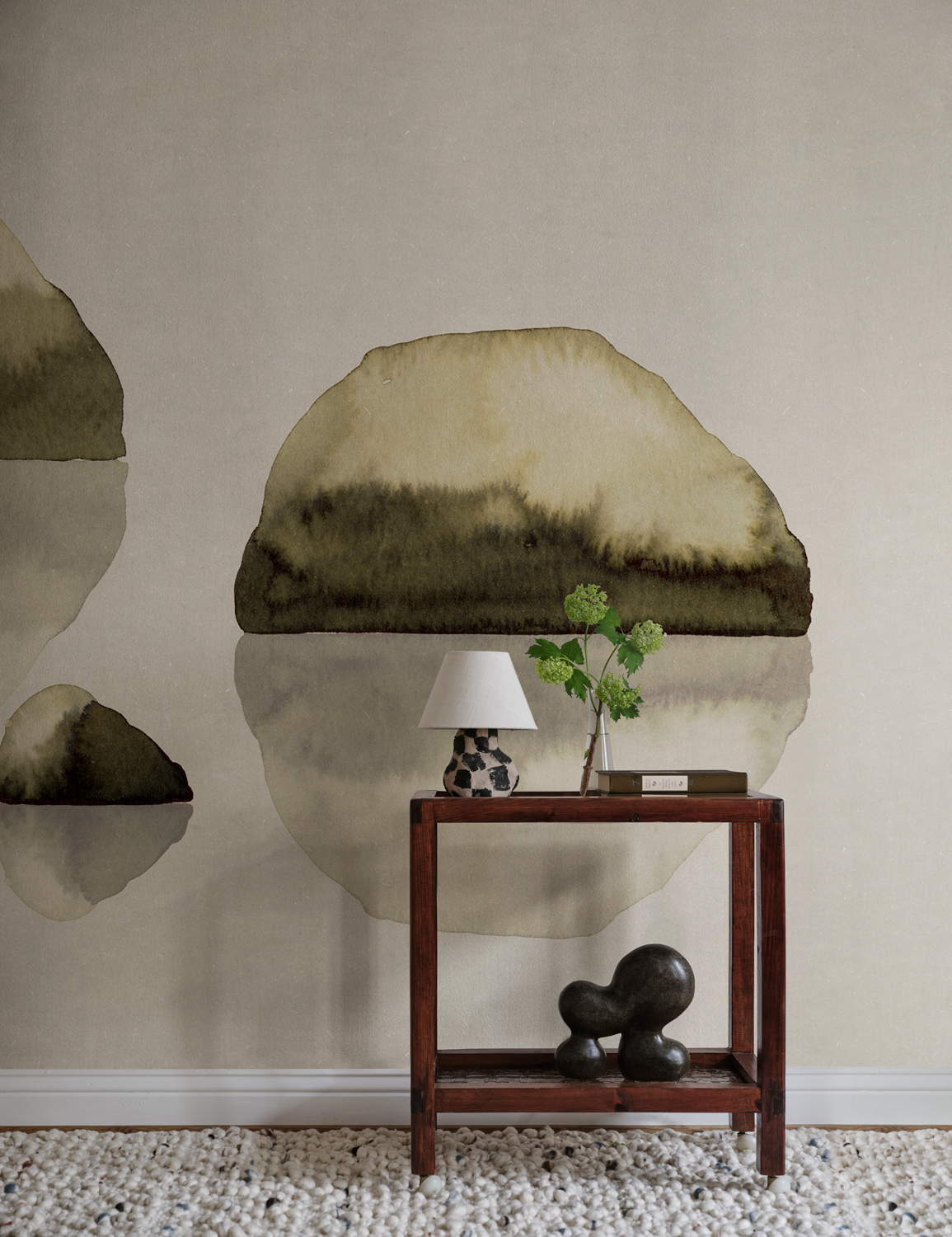 Wandbild Spegel - Olive Green