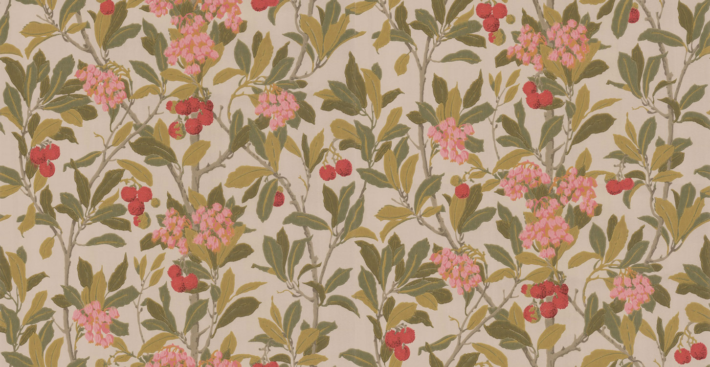 Tapete Strawberry Tree - Pink & Linen