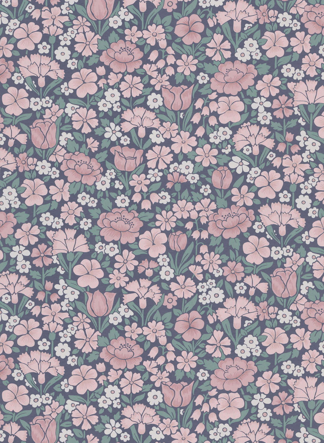 Tapete Spring Flowers - Juniper