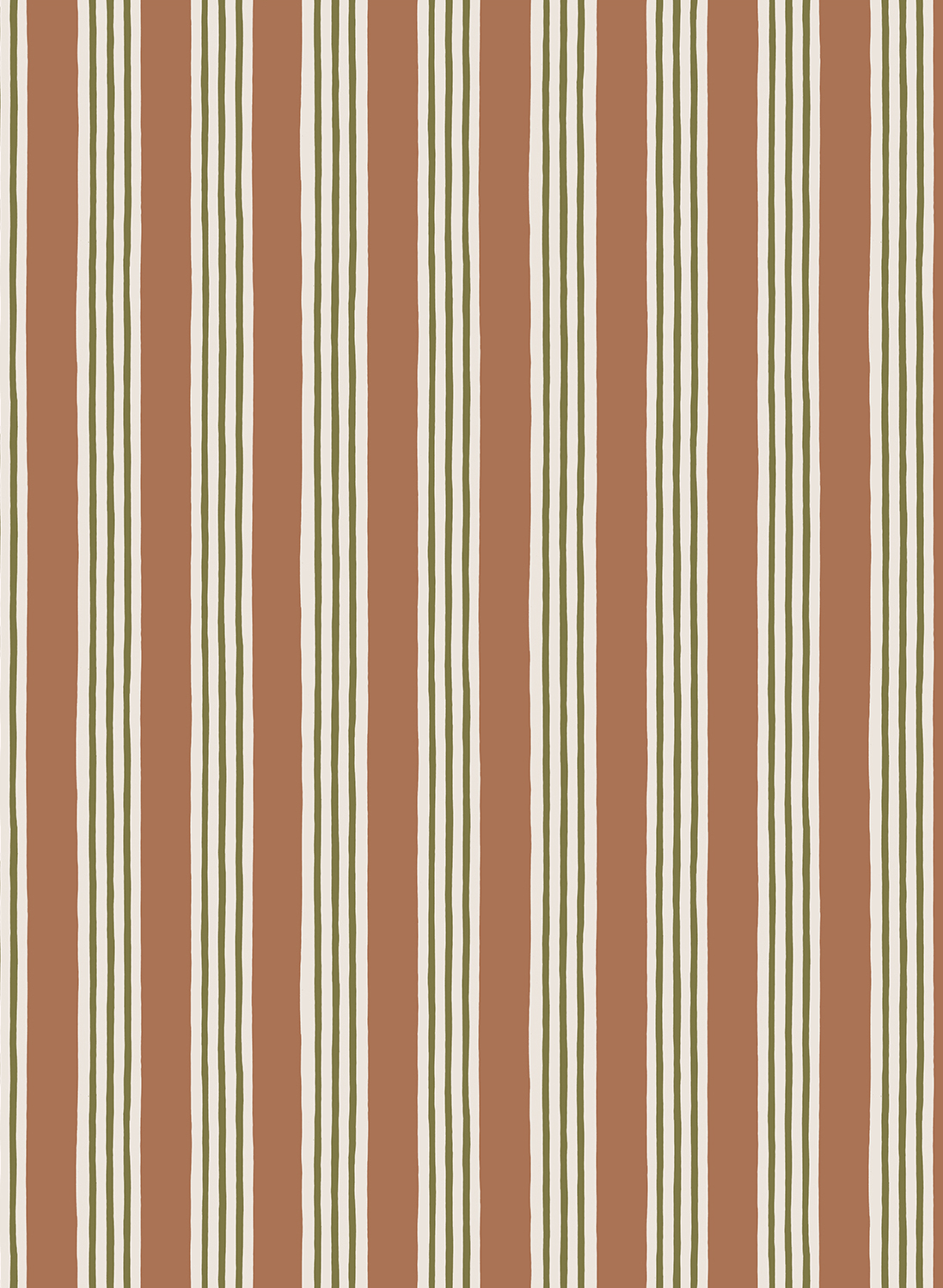 Tapete Kemble Stripe - Trixie/ Sunday Clay/ Quartz