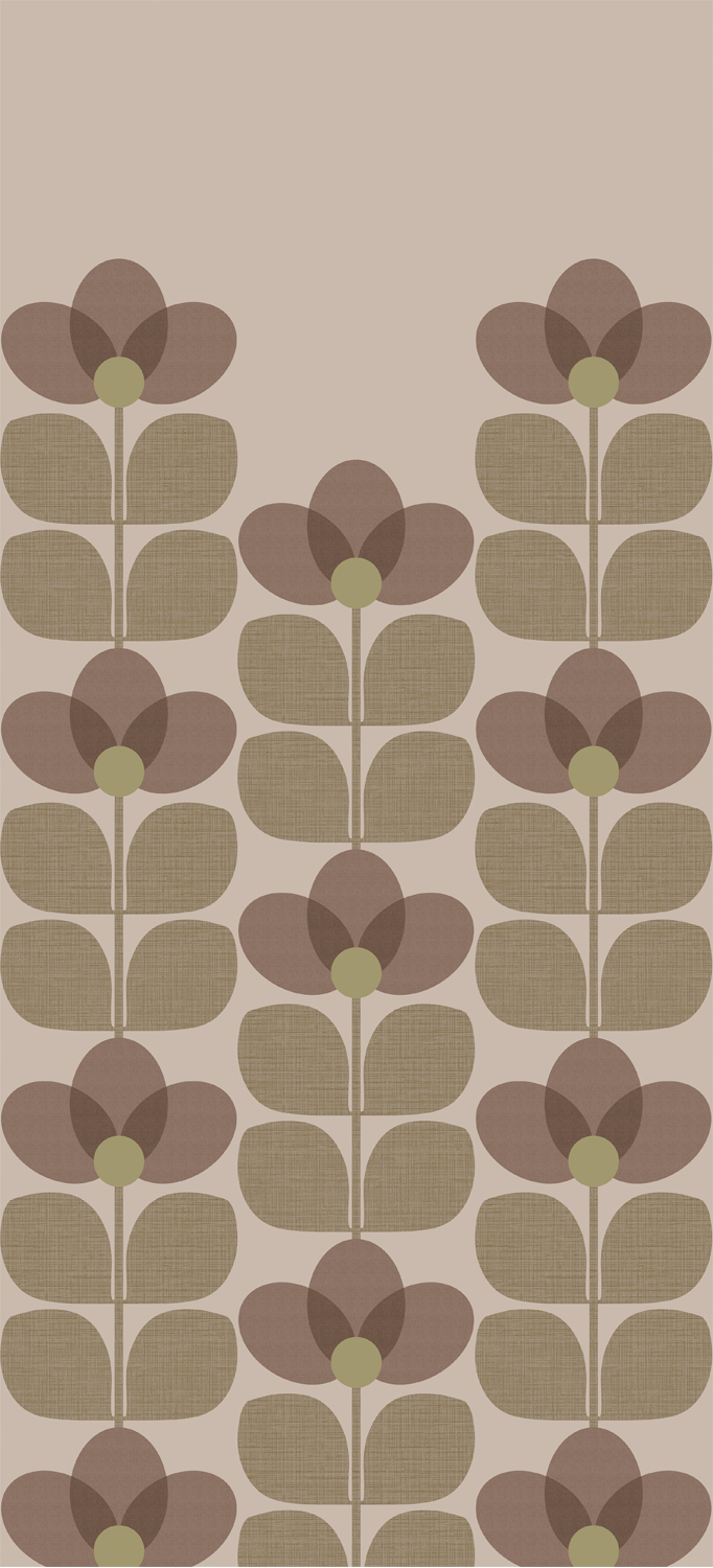 Wandbild Flower - Rosee Panel B