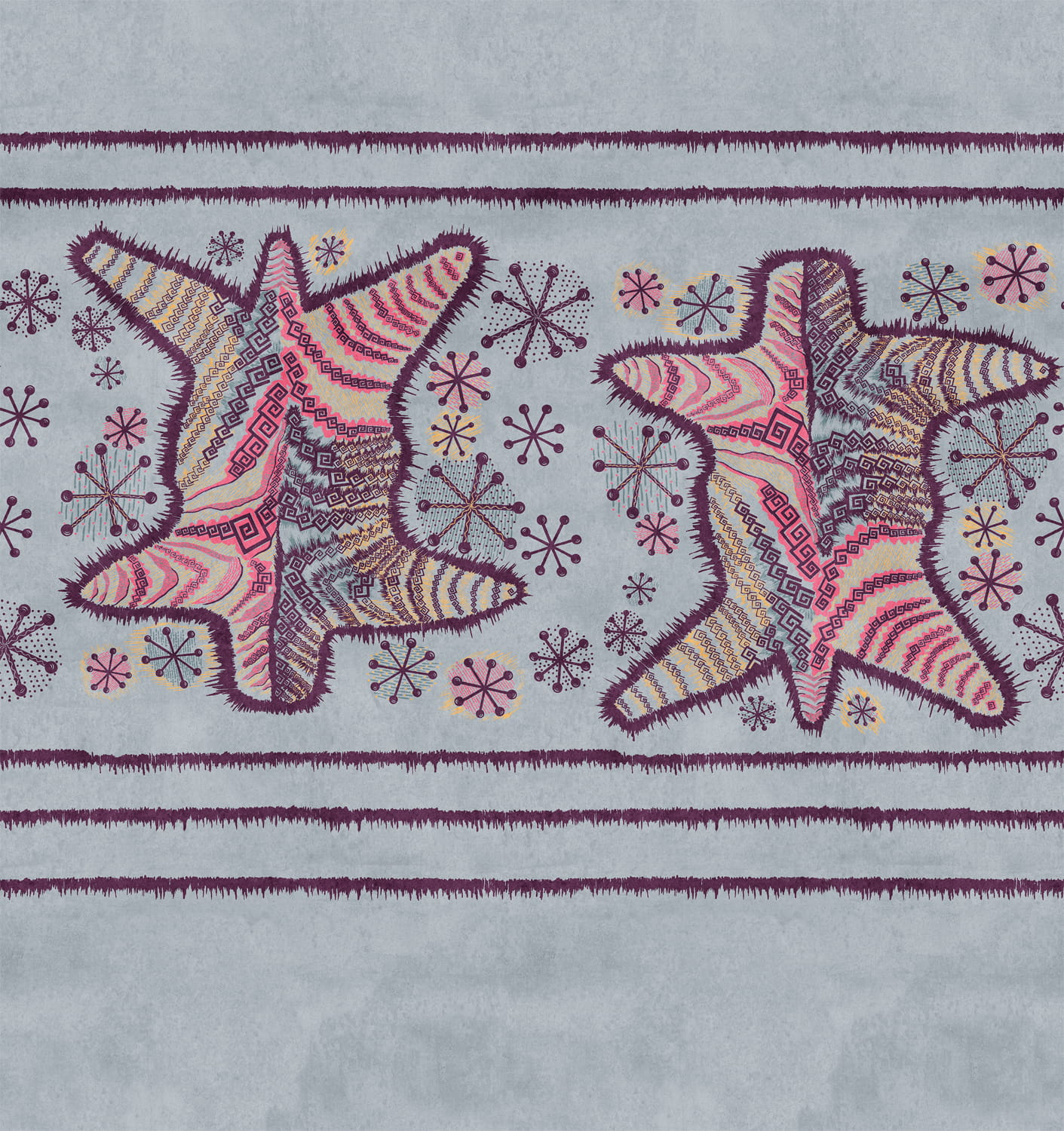 Wandbild Zebra Skin - Candy