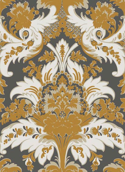Tapete Aldwych - Black/ Gold