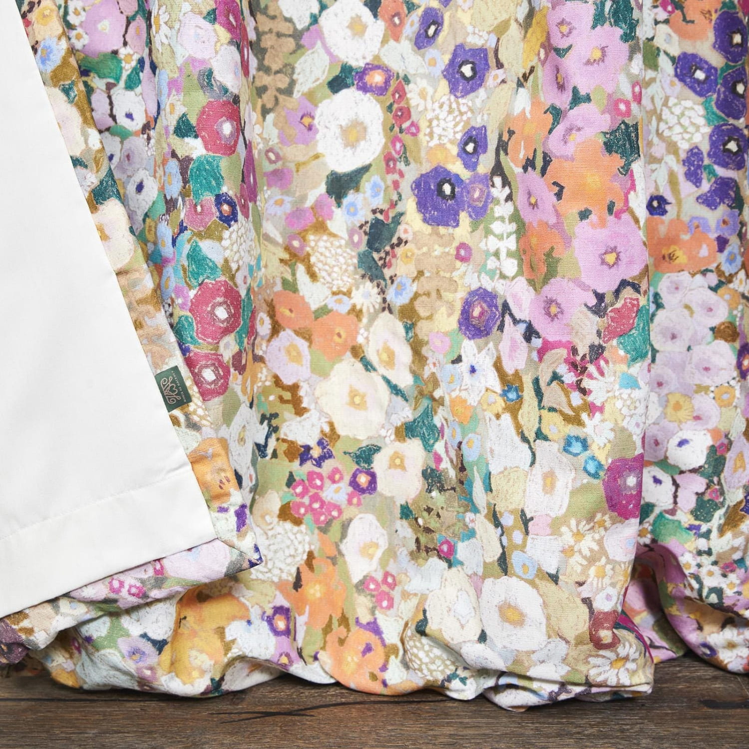 Tissu Hollyhocks - Cotton Linen - Spring