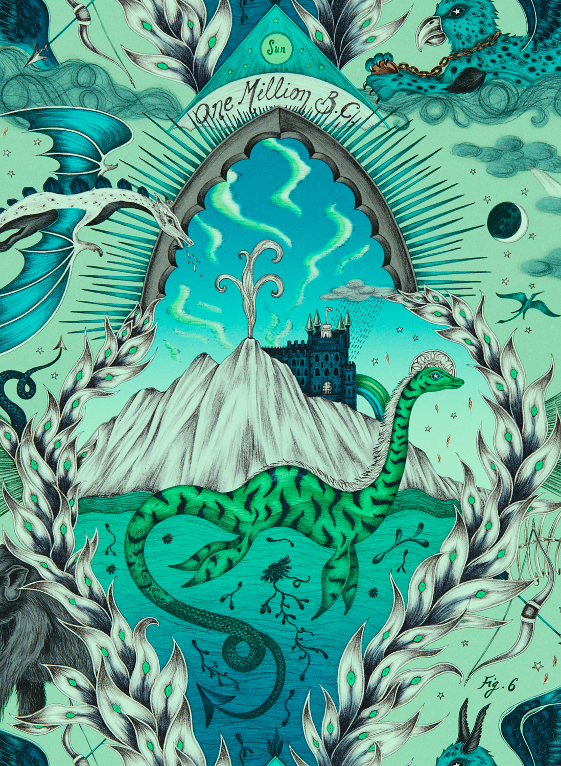 Tapete Highlandia - Sage
