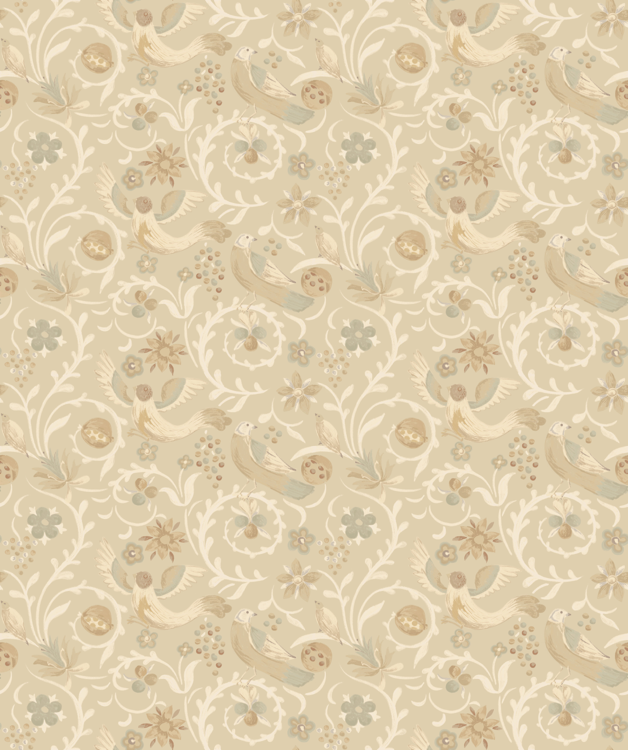 Tapete Royal Court - Parchment
