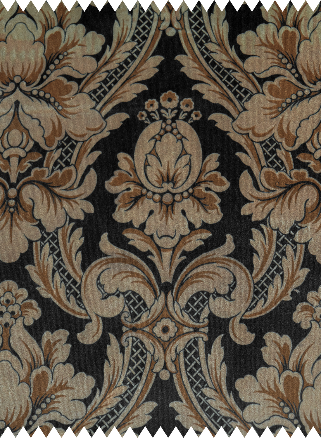 Stoff Venetian Damask - Onyx