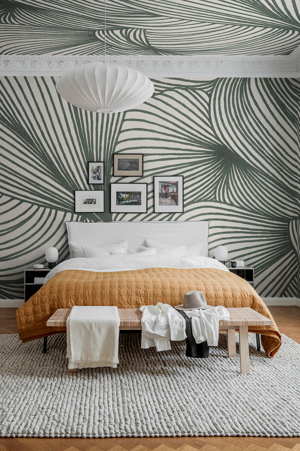 Wandbild Opulence Lines - Moss