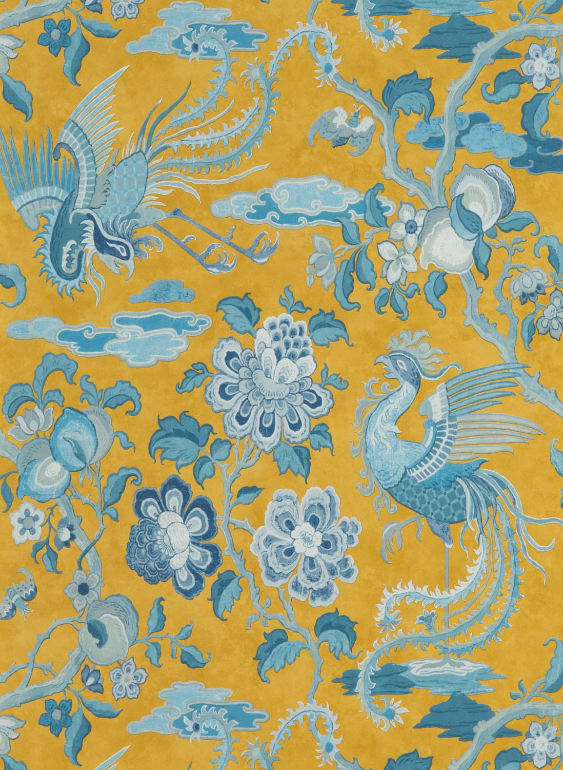 Tapete Chifu - Ochre/ Blue