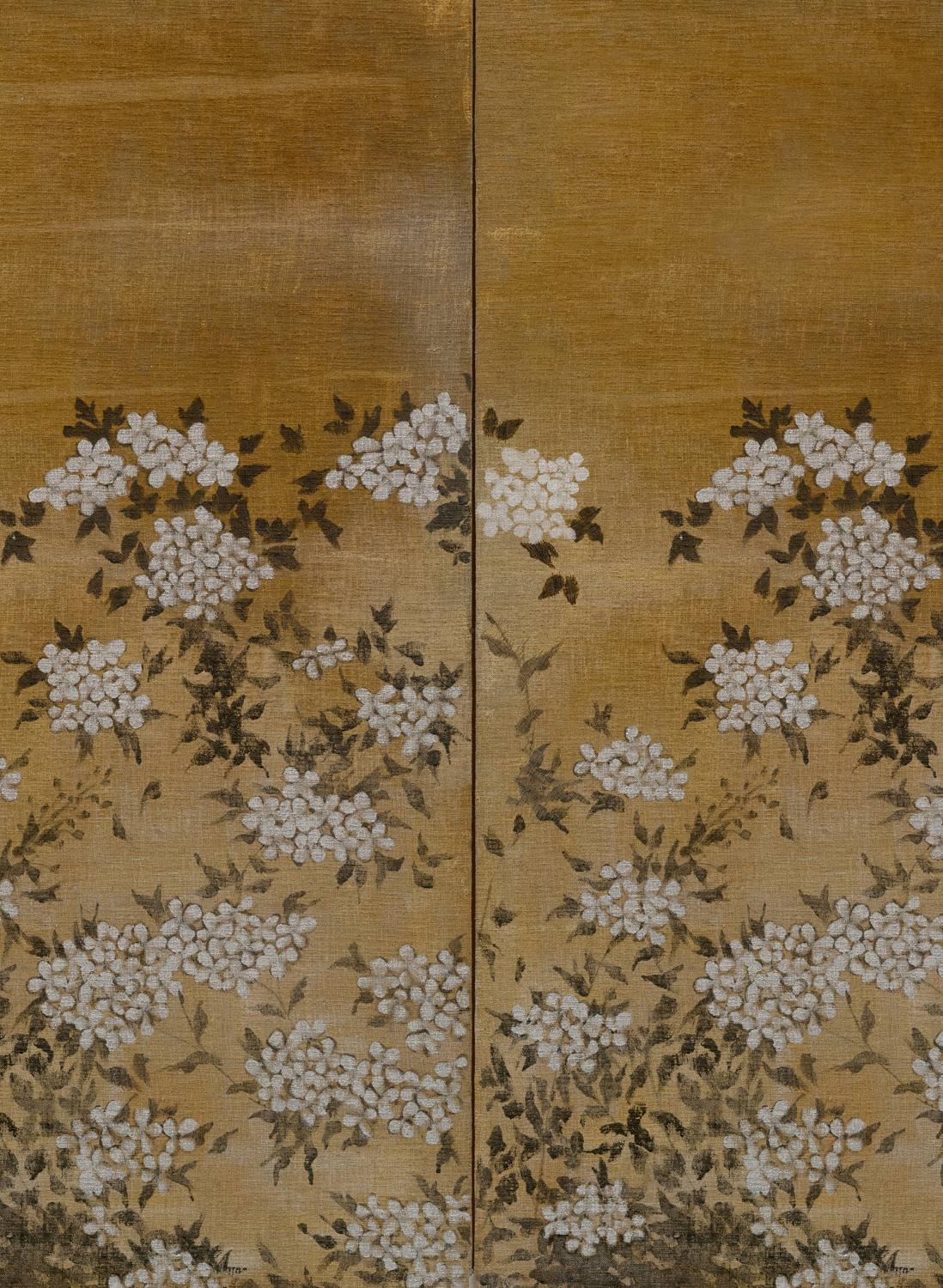 Wandbild Jute Flora - 7800993
