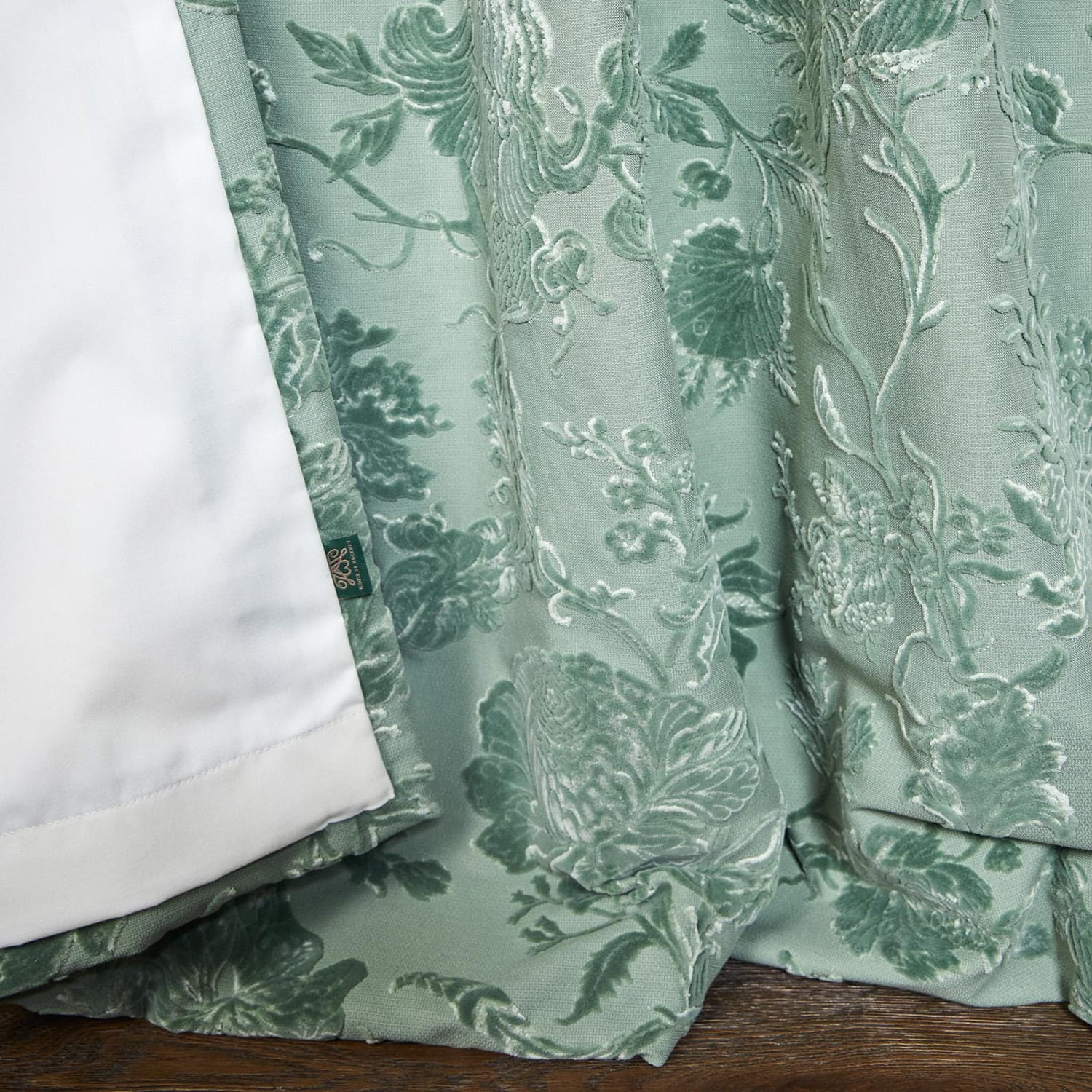 Tissu Artemis - Cut Velvet - Eucalyptus