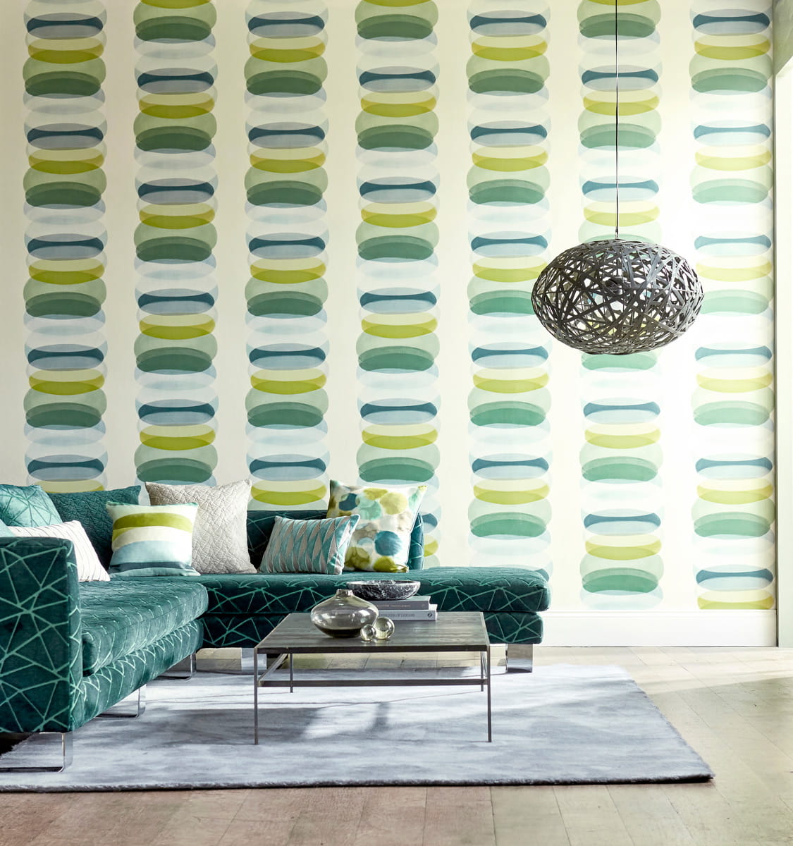 Tapete Elliptic - Emerald