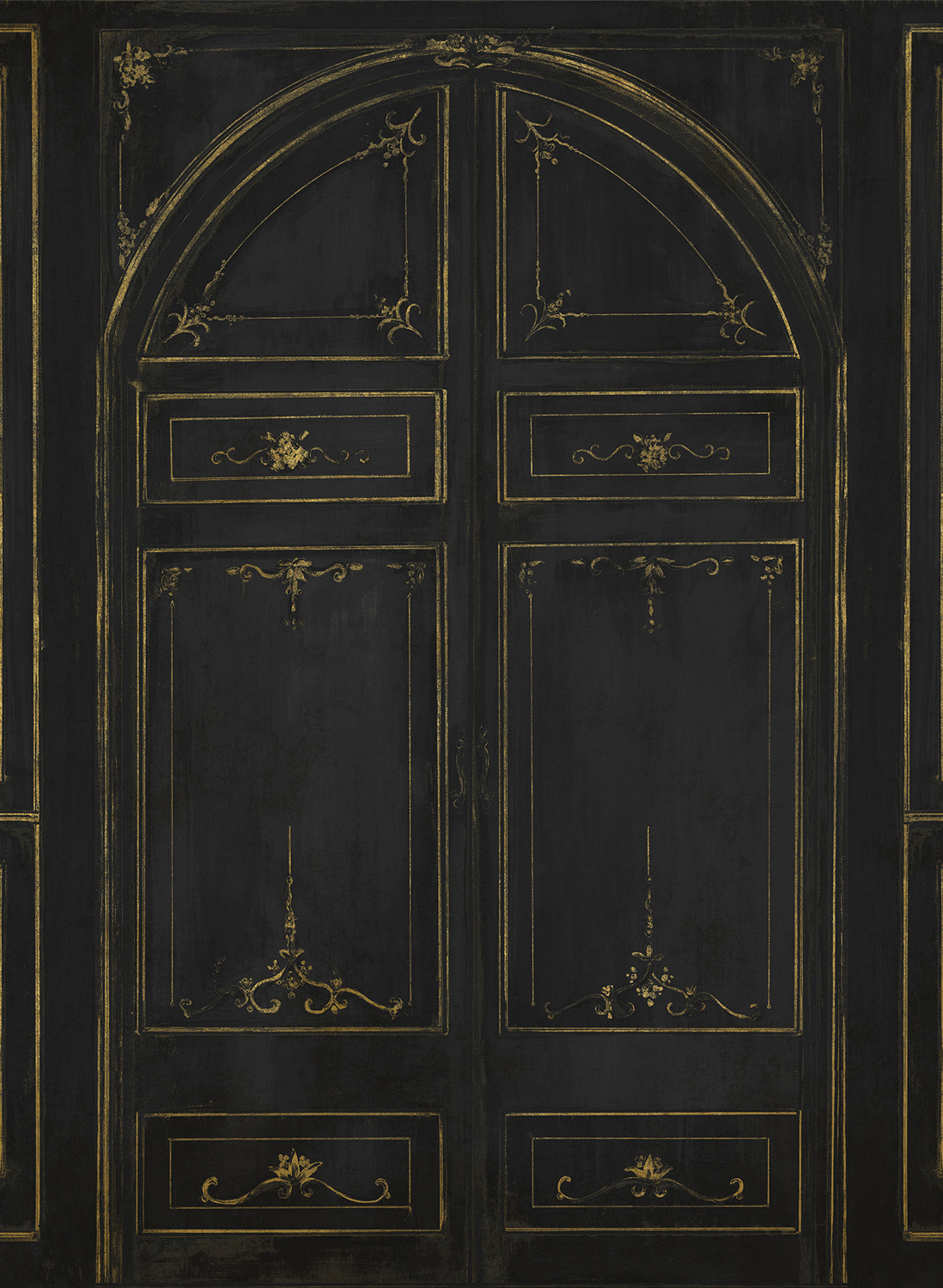 Wandbild Lao Zi - Coal