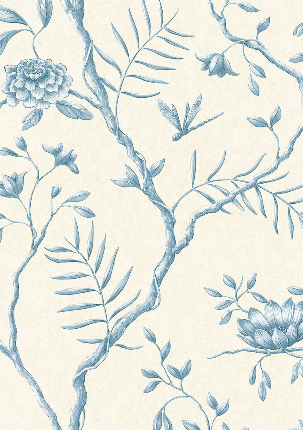 Tapete Jasper Peony - China Blue