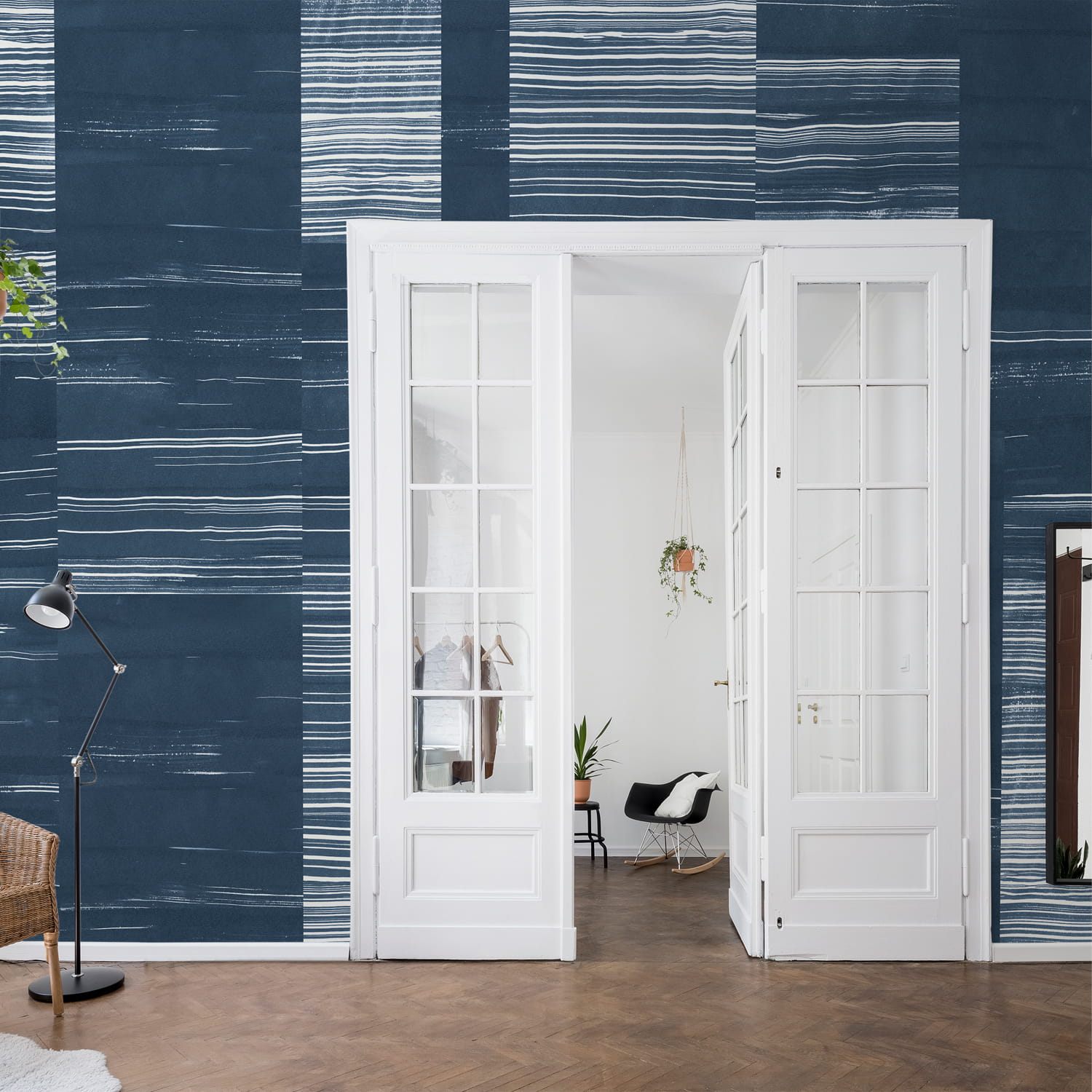 Wandbild Earth Layers - Sapphire