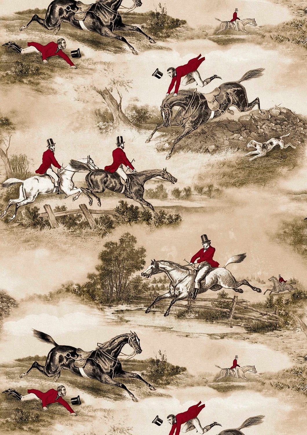 Tapete Hunting Scenes - LW368