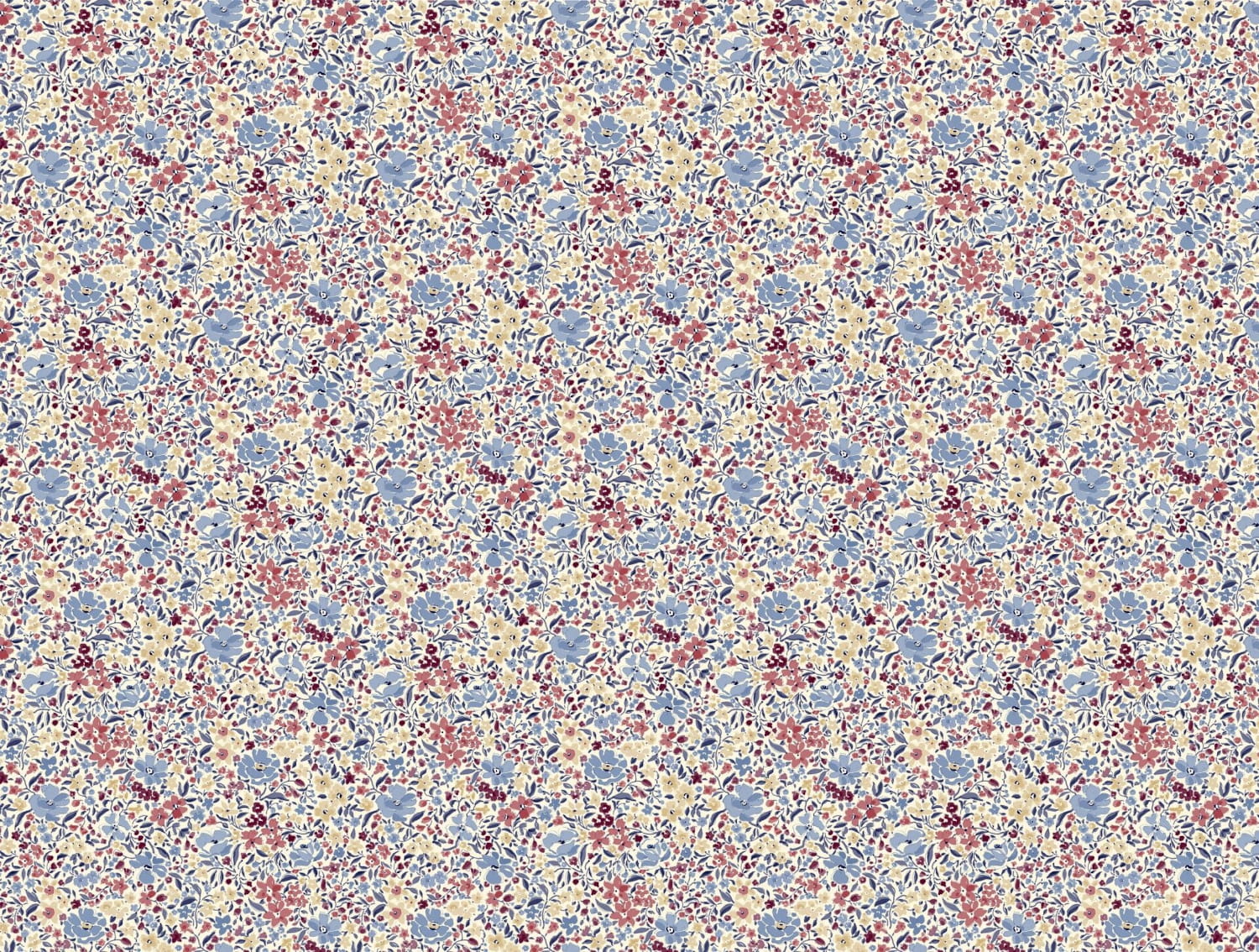 Tapete Fleurettes - Griotte