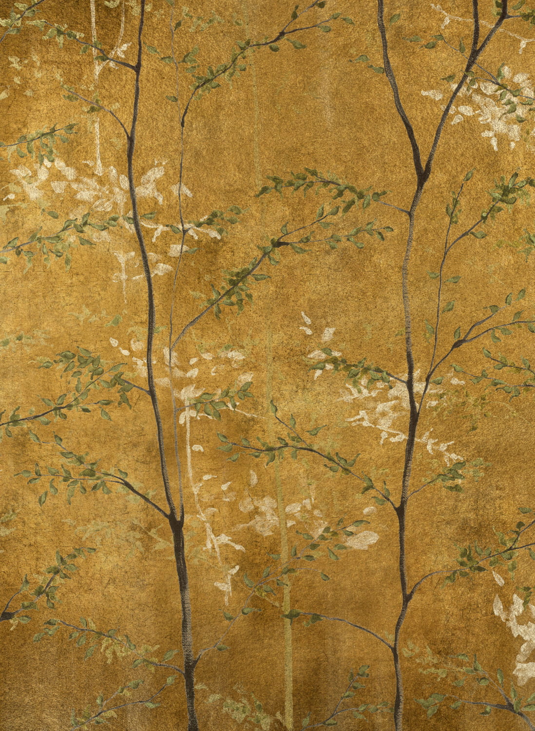 Wandbild Woods - Extra Gold