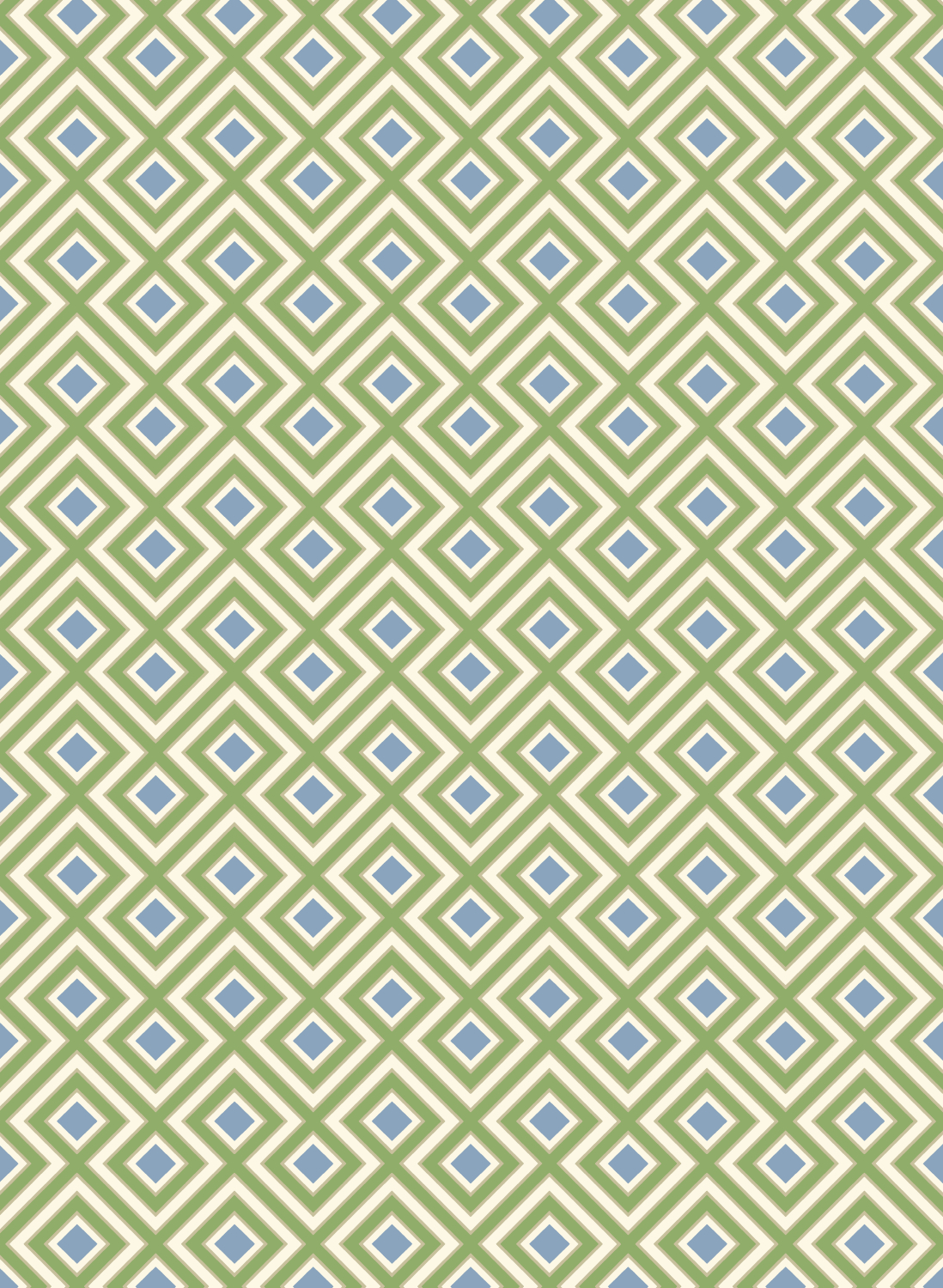 Tapete La Fiorentina Small - Emerald/ Blue