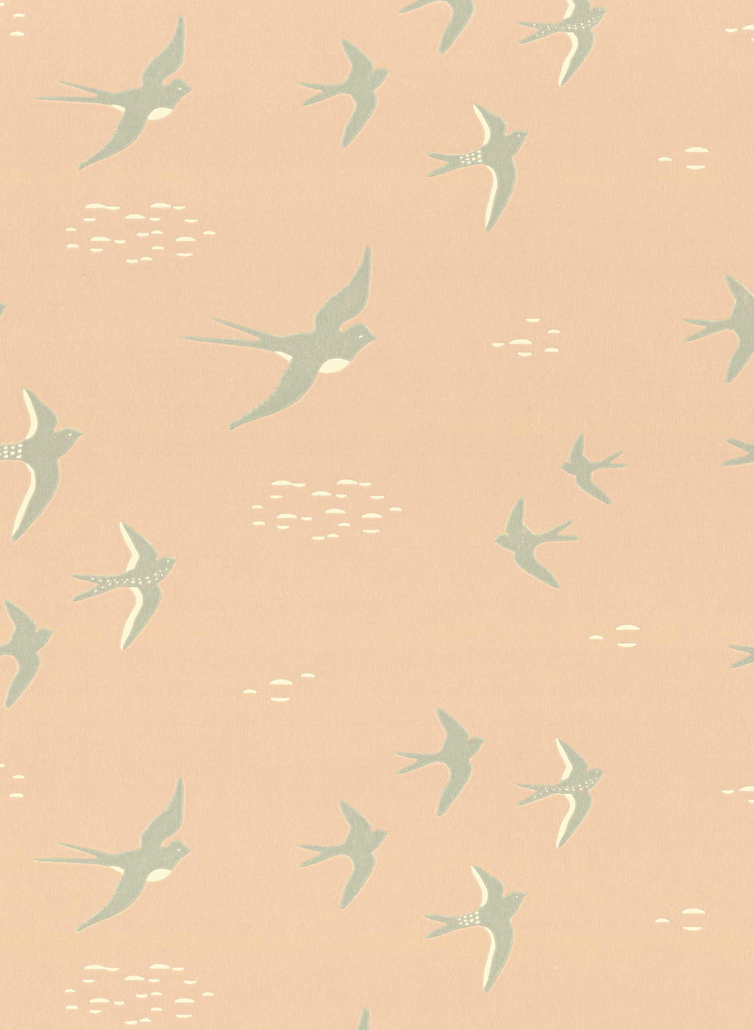 Tapete Follow the Wind - Blush Beige