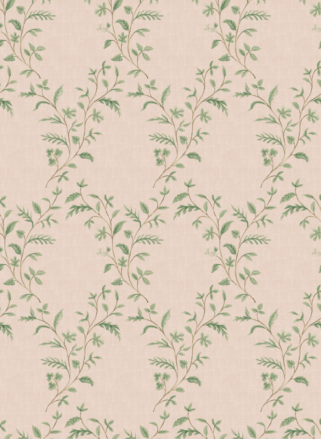 Tapete Hollingbourne Trellis - Pink