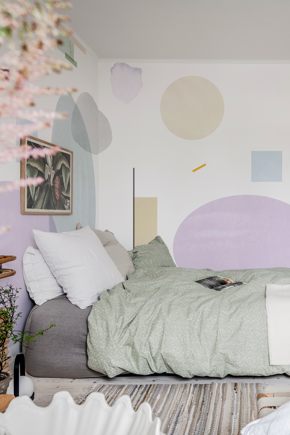 Wandbild Geometry - Lilac