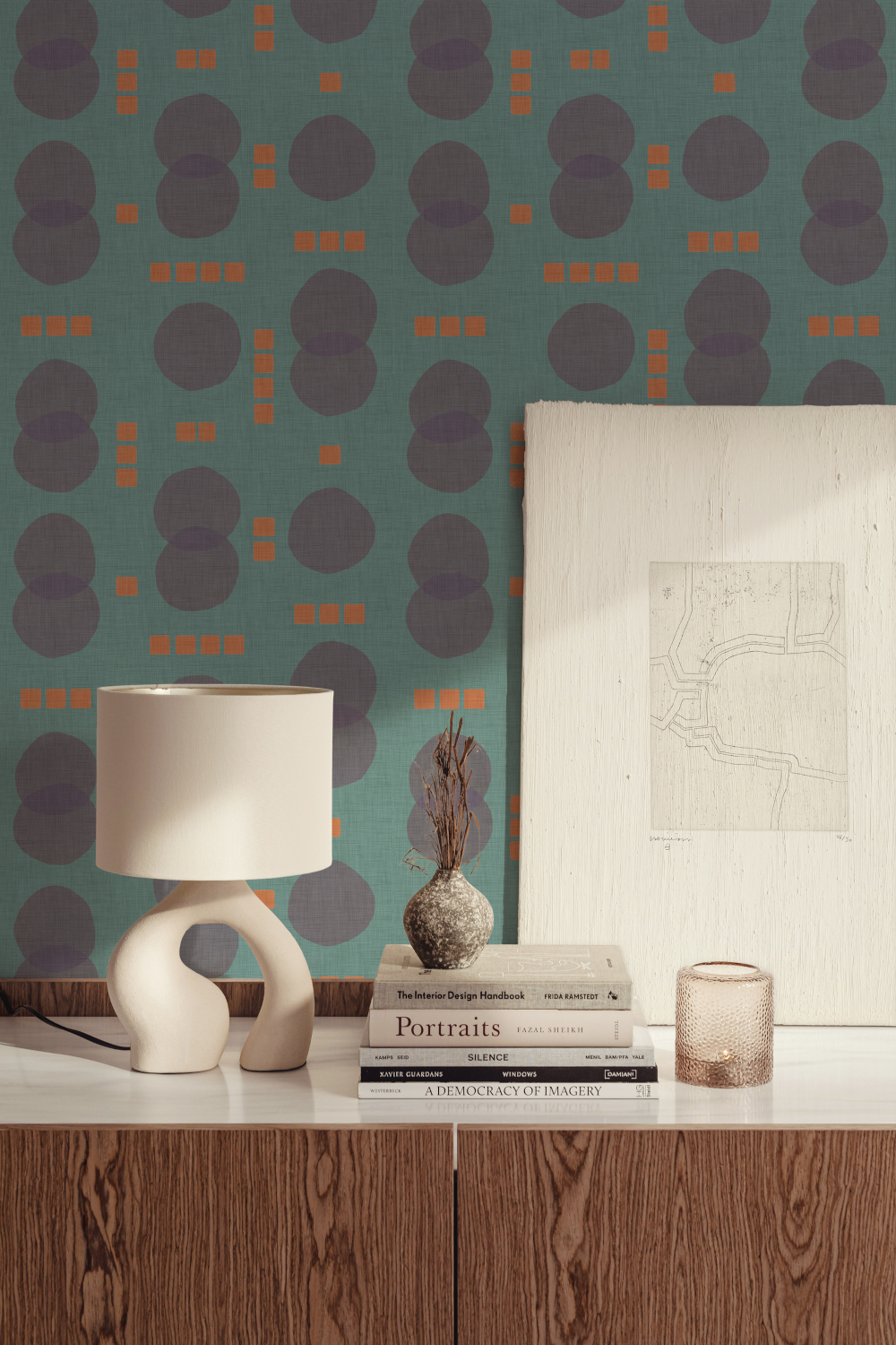 Tapete Rebel Dots - turquoise